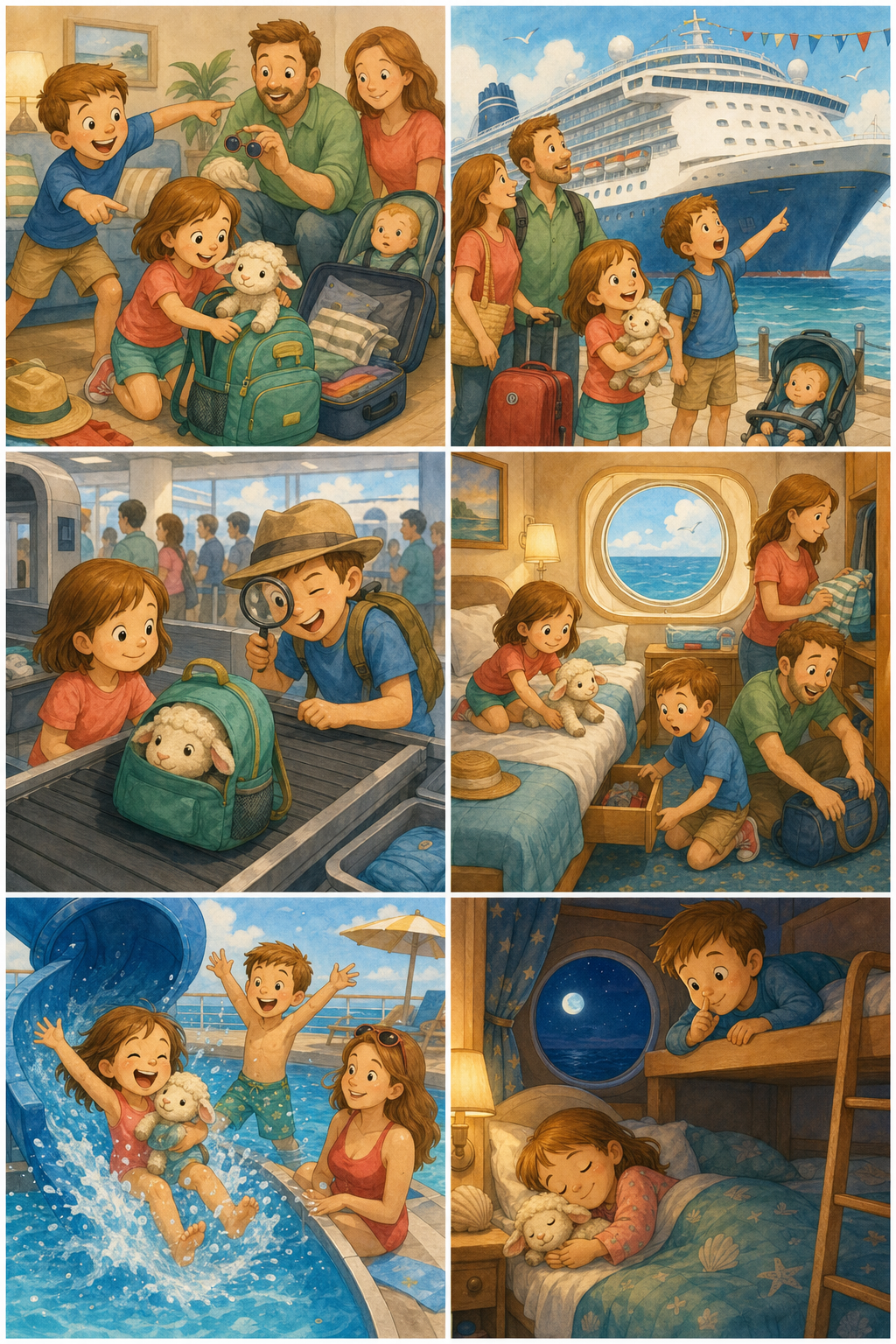Cruise story watercolor preview.